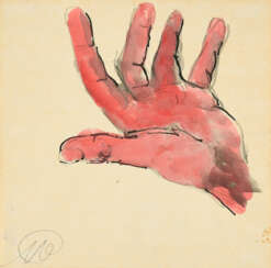 Markus Lüpertz. Untitled (Offene rote Hand)