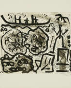 Eau-forte. A.R. Penck. Untitled