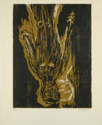 Woodcut. Georg Baselitz. Der Bote