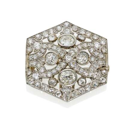 Diamant-Brosche. Boucheron - photo 1