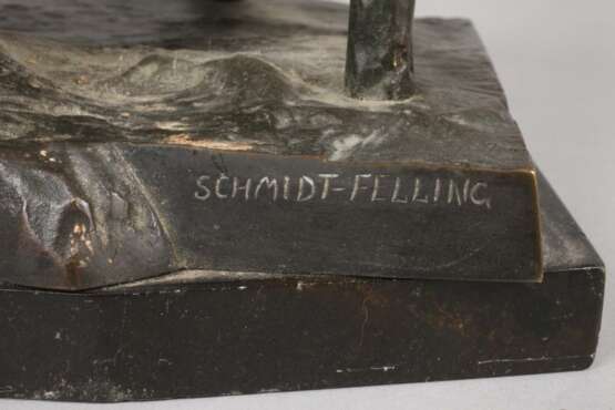 Paul Schmidt Felling Große Tischlampe mit Chryselephantin - photo 6