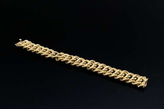 Gelbgold 750 Garibaldi Armband, 56,7g, L. 21,5x1,9cm, teilweise defekt, 1 Kettenglied Element fehlt - фото 2