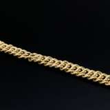 Gelbgold 750 Garibaldi Armband, 56,7g, L. 21,5x1,9cm, teilweise defekt, 1 Kettenglied Element fehlt - фото 2