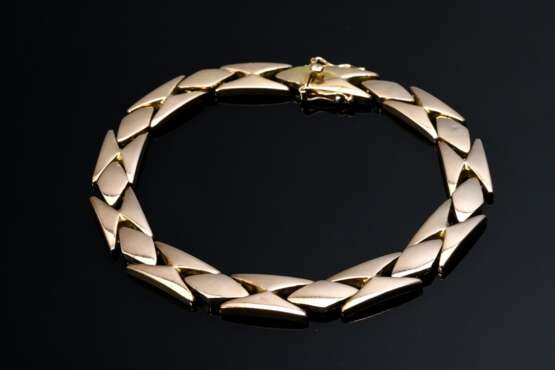 Rotgold 585 Armband, um 1930, 14,5g, L. 20,8cm - photo 1