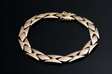 Rotgold 585 Armband, um 1930, 14,5g, L. 20,8cm