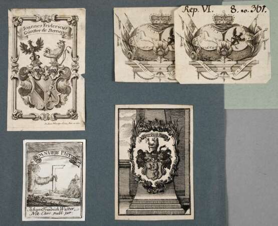 Konvolut Exlibris des 18. Jahrhunderts - photo 1