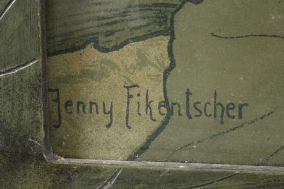 Jenny Fikentscher, Rote Stockrosen - фото 1