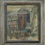 Feser, Albert (1901-1993) „Atelier Jürgen Block“ 1978, Öl/Leinwand auf Malpappe kaschiert, u.r. sign./dat., verso bez., 44x39,5cm (m.R. 61,5x56,3cm) - photo 2