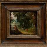 Vinckboons, David (1576-1629) "Waldlandschaft mit Figuren", Öl/Holz, 14,2x16,6cm (m.R. 27x30cm), rest., Provenienz: erworben 1937 Graphisches Kabinett Bremen - photo 2