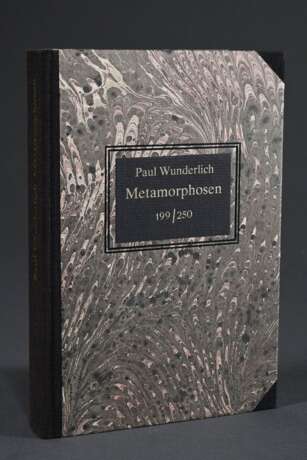 Band Wunderlich, Paul (1927-2010) "Metamorphosen - Ein Querschnitt durch das Werk", 199/250, zahlreiche meist farbige Abbildungen, mit dazugehöriger sign./num. Farblithographie (kleiner Fleck), Harenberg Kommun… - photo 2