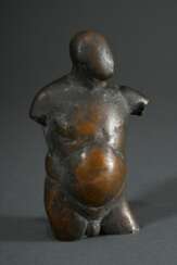 Otto, Waldemar (1929-2020) &quot;Torso eines Wächters&quot; 1981, Bronze patiniert, 6/70, monogr./num./dat., 14x9x5cm