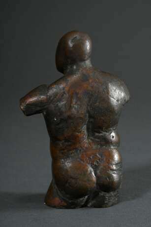 Otto, Waldemar (1929-2020) "Torso eines Wächters" 1981, Bronze patiniert, 6/70, monogr./num./dat., 14x9x5cm - photo 2