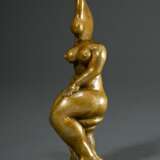 Schwarze, Michael (*1939) "Dame", Bronze patiniert, 8/12, u. monogr./num., H. 21cm - photo 2