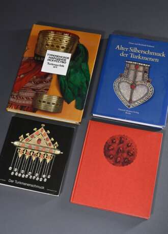 4 Diverse Fachbücher und Bildbände zu turkmenischem Schmuck - Foto 1