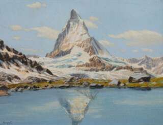 Rudolf Krapf, Matterhorn und Riffelsee