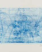 Etching. Herbert Zangs. Untitled