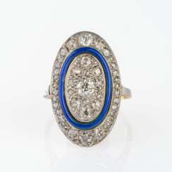 Jugendstil Diamant Ring.