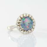 Opal-Brillant Ring. - photo 2