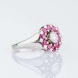 Brillant-Rubin Ring. - photo 2