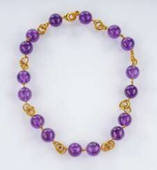 Amethyst Goldcollier.