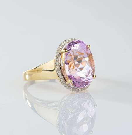 Kunzit-Brillant Ring. - photo 2