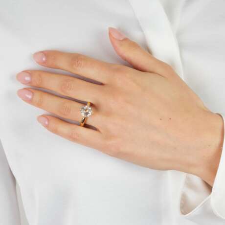 Juwelier Wempe. Moderner Rosenquarz Ring mit Kleinstbrillanten by Kim. - Foto 3