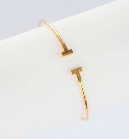 Tiffany & Co. Schmaler Armreif 'T-Collection'. - Foto 2