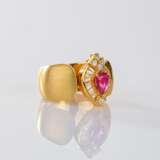 Rubin-Diamant Ring. - photo 2