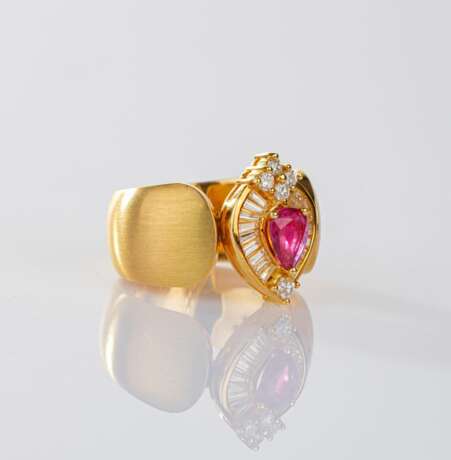 Rubin-Diamant Ring. - photo 2