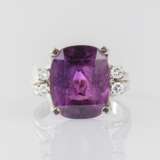 Amethyst-Brillant Ring. - photo 1