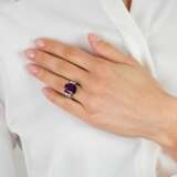 Amethyst-Brillant Ring. - photo 3