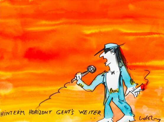 Udo Lindenberg (Gronau/Westfalen 1946). Hinter'm Horizont geht's weiter. - фото 1