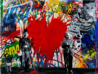 Mr. Brainwash (Garges-lès-Gonesse 1966). Juxtapose.