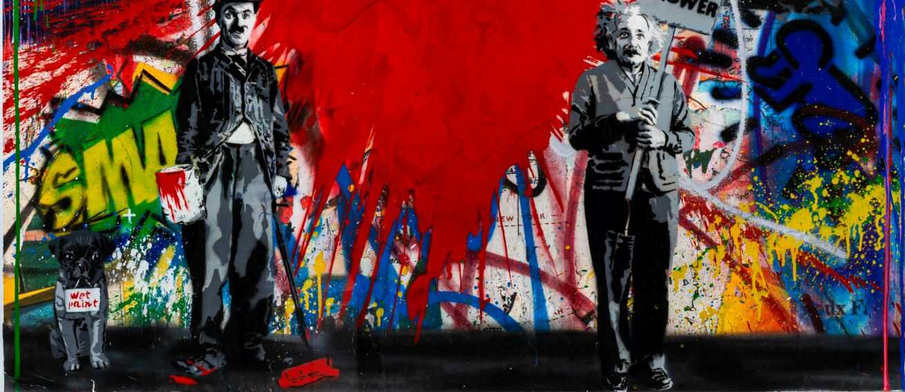 Mr. Brainwash (Garges-lès-Gonesse 1966). Juxtapose.