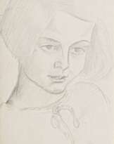 Dorothea Maetzel-Johannsen (Lensahn 1886 - Hamburg 1930). Mädchenbildnis.