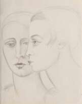 Dorothea Maetzel-Johannsen (Lensahn 1886 - Hamburg 1930). Doppel-Selbstportrait.