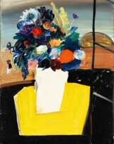 Horst Skodlerrak (Jugnaten/Memel 1920 - Travemünde 2001). Blumen am Fenster.