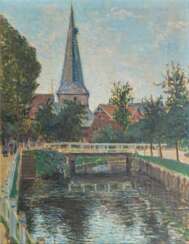 Gretchen Wohlwill (Hamburg 1878 - Hamburg 1962). Kirche in Borstel.