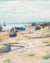 Carl Arp (Kiel 1867 - Jena 1913). Am Schönberger Strand, Holstein.