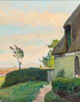 Otto Heinrich Engel (Erbach/Odenwald 1866 - Glücksburg 1949). Kleines Haus in Nieblum.
