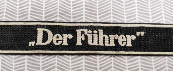 WW2 GERMAN SS DER FUHRER CUFF TITLE bawelna niemcy ww2 german 1939 г. - фото 1