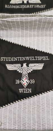 WW2 GERMAN STUDENT PENNANT BEVO bawelna Германия ww2 german 1939 г. - фото 4