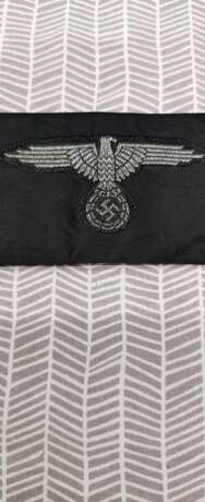 WW2 GERMAN SS OFFICER EAGLE 3 on frame bawelna niemcy ww2 german 1939 - photo 2