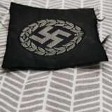 WW2 German Schutzmannschaft Cap Insignia bawelna niemcy ww2 german 1939 - Foto 2