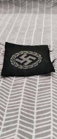 WW2 German Schutzmannschaft Cap Insignia bawelna niemcy ww2 german 1939 г. - фото 2