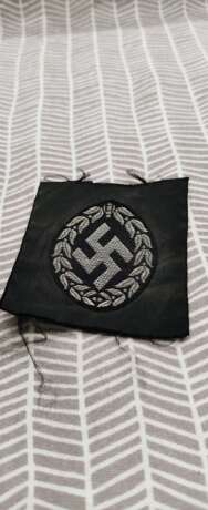 WW2 German Schutzmannschaft Cap Insignia bawelna niemcy ww2 german 1939 - Foto 3