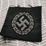 WW2 German Schutzmannschaft Cap Insignia bawelna niemcy ww2 german 1939 - Foto 3