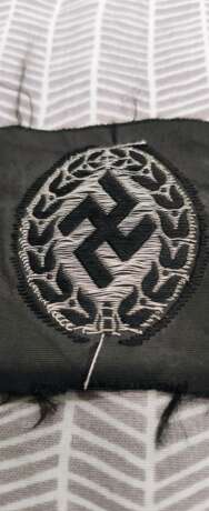 WW2 German Schutzmannschaft Cap Insignia bawelna niemcy ww2 german 1939 - Foto 8