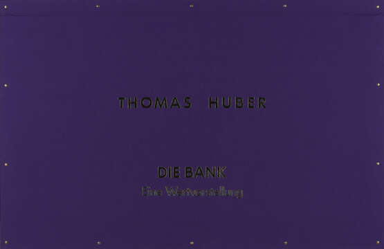 Thomas Huber. Die Bank, eine Wertvorstellung - Foto 14