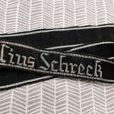 WW2 GERMAN SS JULIUS SCHRECK CUFF TITLE Cotton Germany ww2 german 1939 - photo 5